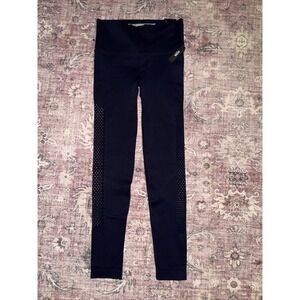 NWT Victoria's Secret Sport Seamless Leggings Mesh‎ Details Navy Blue Women's S
